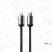 کابل تبدیل USB-C به لایتنینگ ویکام مدل WDC-33 طول 1 متر