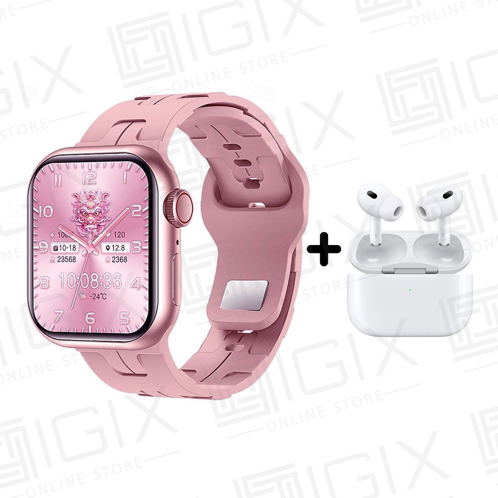 m44-mini-4 پک ساعت هوشمند به همراه ایرپاد طرح اپل مدل M44 Mini