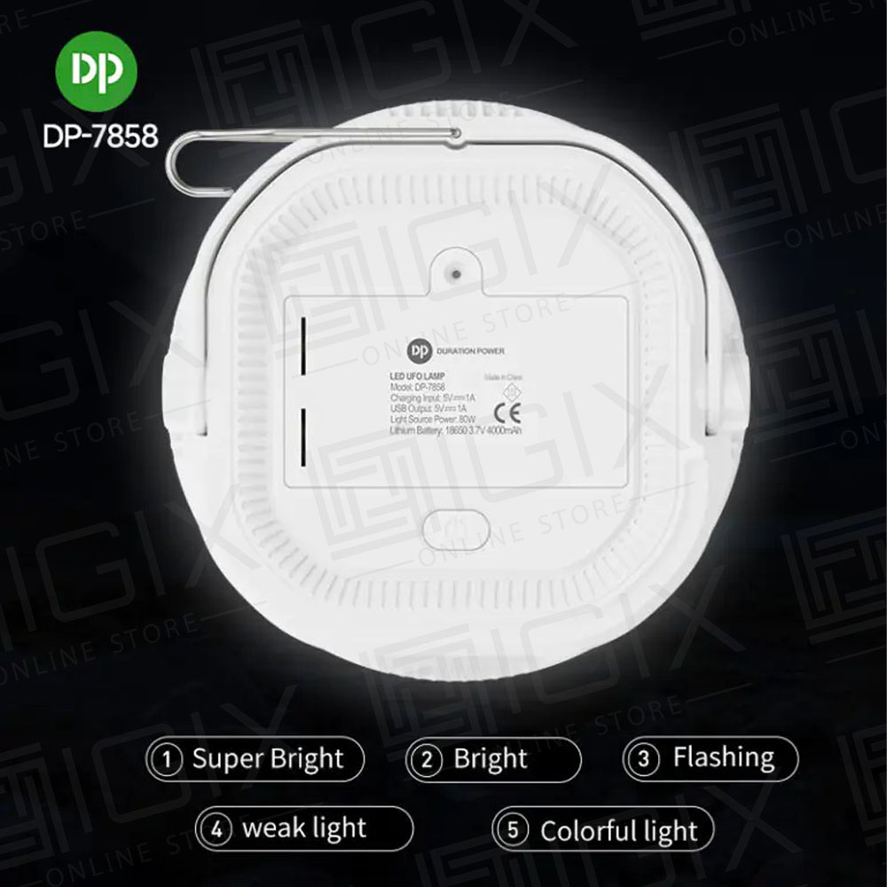 6 لامپ آویزدار اضطراری 80 وات دی پی dp-7858