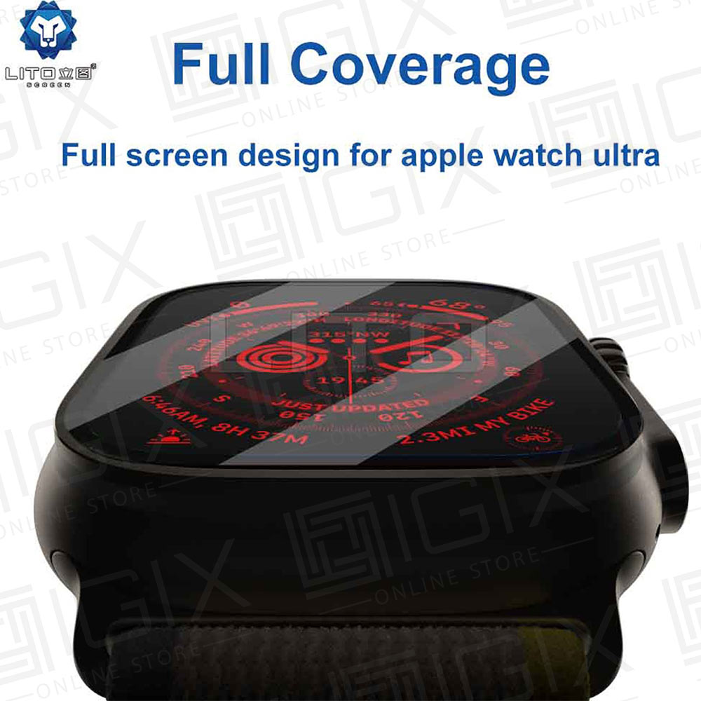 lito 1-1-1-14 گلس اپل واچ اولترا 49mm لیتوو