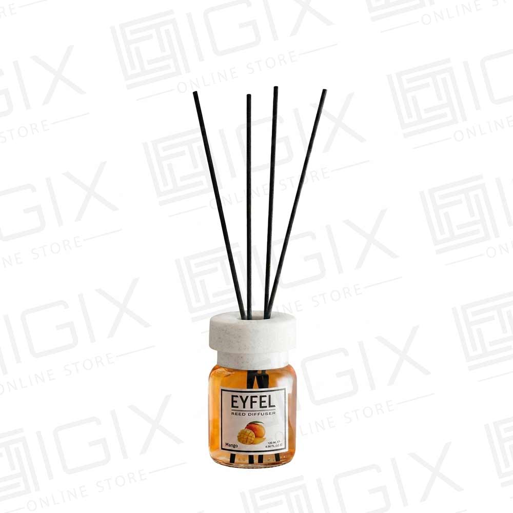 Reed Diffuser – Mango 1-1-1-1 خوشبو کننده هوا ایفل مدل Mango حجم 120 میلی لیتر