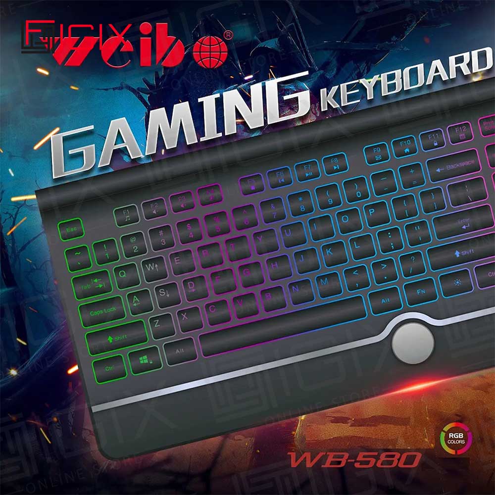 کیبورد گیمینگ ویبو مدل WB-580
