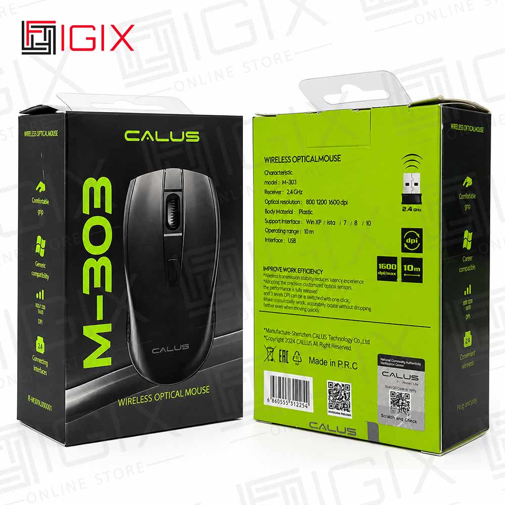 موس بی سیم کالوس m303