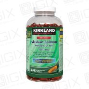قرص روغن ماهی سالمون آلاسکا کرکلند Kirkland Alaskan Salmon