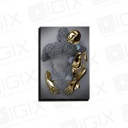 تابلو بوم کنواس مدل آغوش عاشقانه