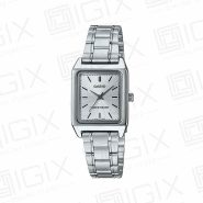 ساعت مچی عقربه ای زنانه کاسیو مدل Casio LTP-V007D-7E نقره ای صفحه سفید