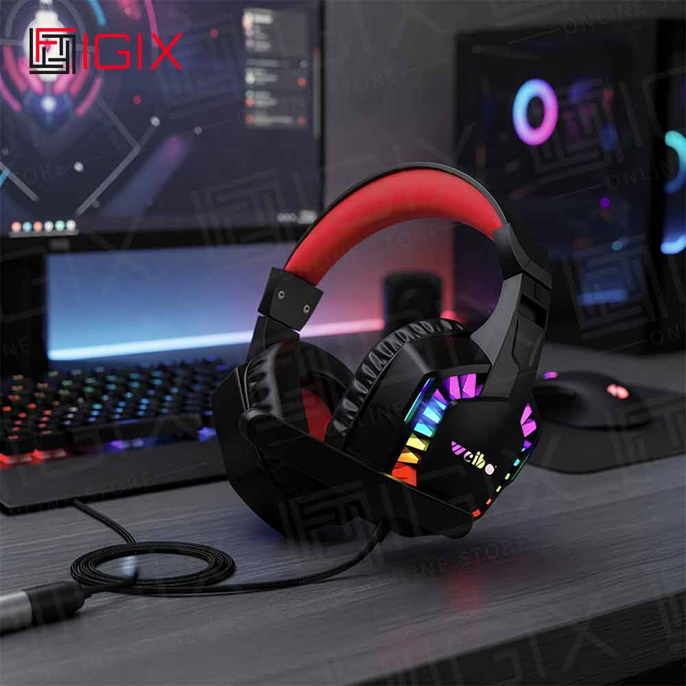 هدفون با سیم گیمینگ ویبو g 62