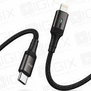 کابل تبدیل TYPE-C به Lightning ام جی دی مدل M09 طول 1 متر