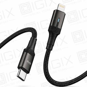 کابل تبدیل TYPE-C به Lightning ام جی دی مدل M09 طول 1 متر